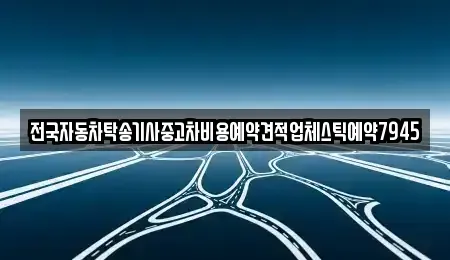 부산 중구 중앙동1가 중고차 전문 전국자동차탁송기사중고차비용예약견적업체스틱예약7945