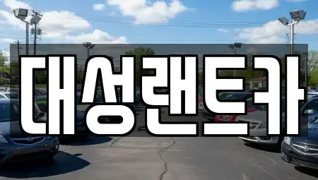 서울 서초구 서초동 단기렌트카 전문 대성랜트카