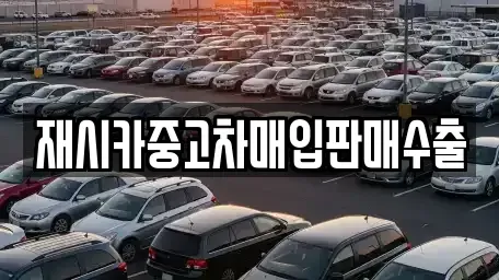서울 성북구 석관동 중고차 전문 재시카중고차매입판매수출