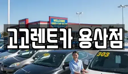 서울 용산구 한강로1가 렌트카 전문 고고렌트카 용산점