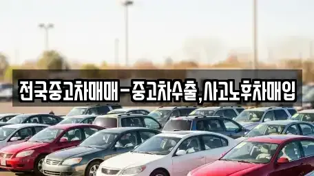 서울 용산구 한강로1가 중고차 전문 전국중고차매매-중고차수출,사고노후차매입