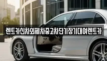 서울 종로구 운니동 렌트카 전문 렌트카신차외제차중고차단기장기대여렌트카