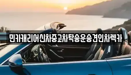 인천광역시 중구 송학동3가 중고차 전문 민카캐리어신차중고차탁송운송견인차렉카