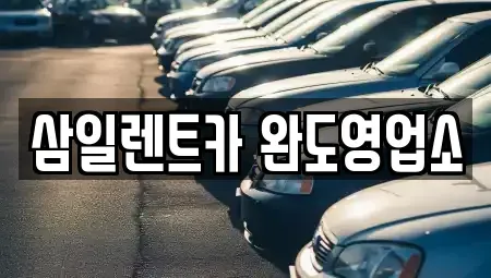 전라남도 완도군 완도읍 렌트카 전문 삼일렌트카 완도영업소