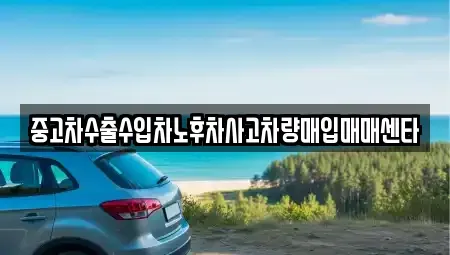 전북 남원시 월락동 중고차매입 전문 중고차수출수입차노후차사고차량매입매매센타