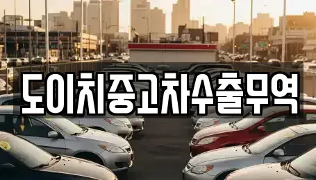 전북특별자치도 군산시 경암동 중고차매매 전문 도이치중고차수출무역