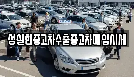 전북특별자치도 군산시 경암동 중고차매매 전문 성실한중고차수출중고차매입시세