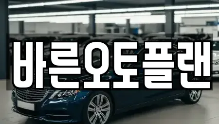 전북특별자치도 전주시 완산구 효자동1가 장기렌트카 전문 바른오토플랜