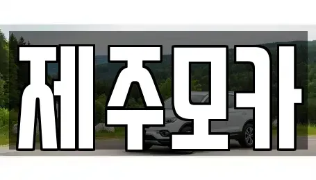 제주 제주시 삼도이동 렌트카 전문 제주모카