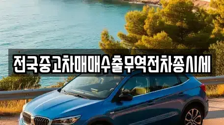 충남 서산시 갈산동 중고차매매 전문 전국중고차매매수출무역전차종시세