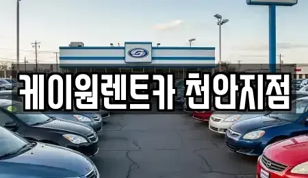 충청남도 천안시 서북구 직산읍 렌트카 전문 케이원렌트카 천안지점